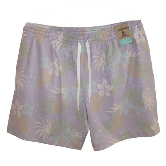 Chubbies Mens 5.5" Lined Swim Trunks XXL The Cosmic Florals NWT - Picture 5 of 9